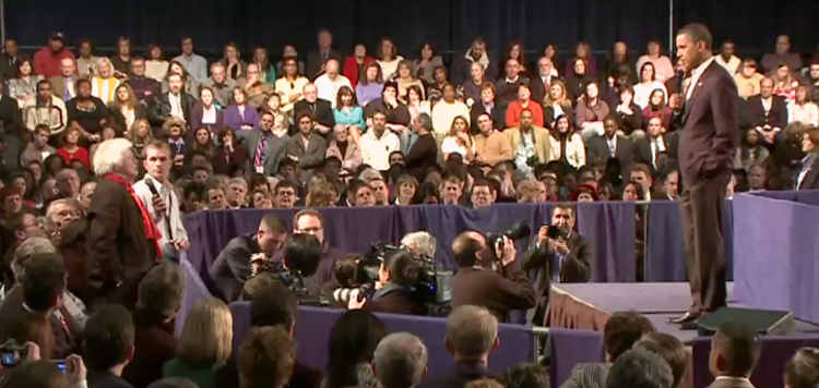 President Obama and JoAnn Eichenlaub